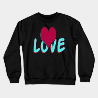 free heart to love unisex Crewneck Sweatshirt